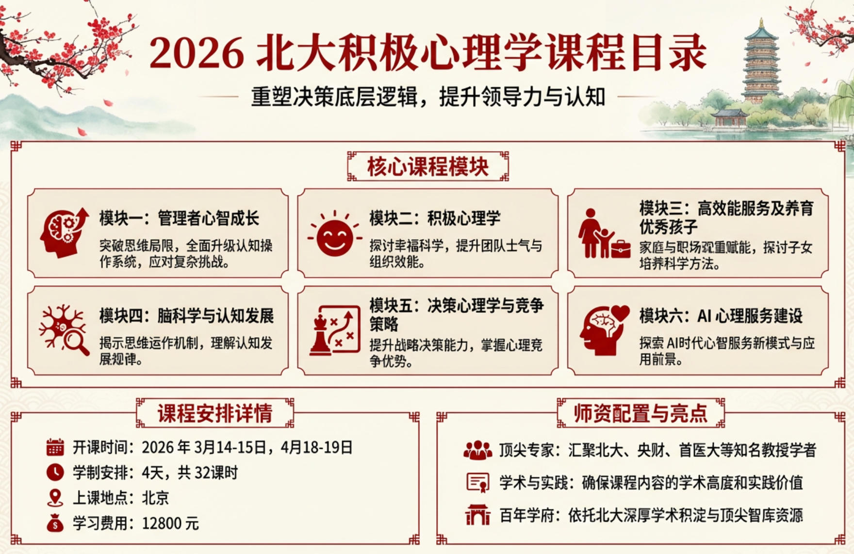 2026 �����������ѧ�γ�Ŀ¼